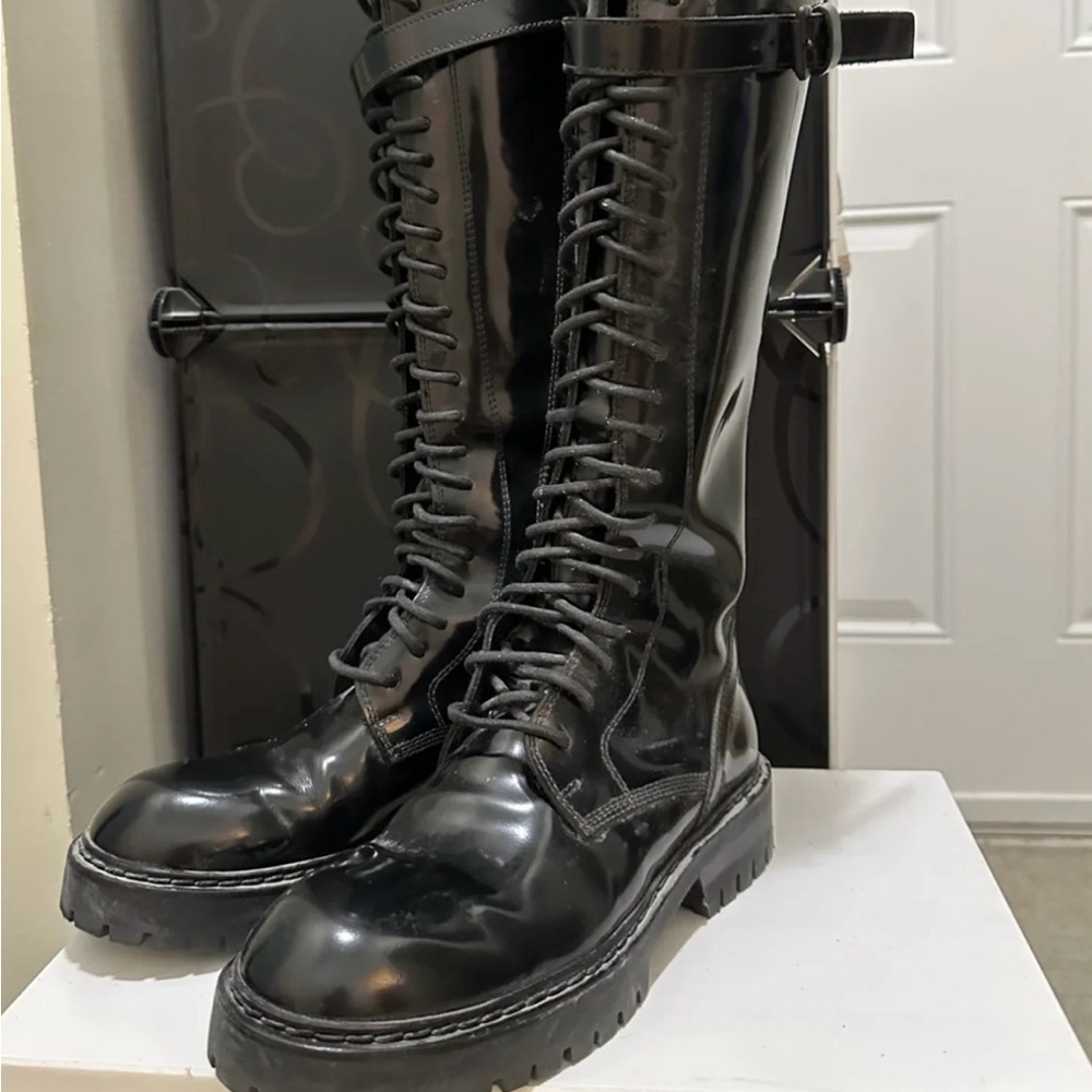 Ann Demeulemeester Black Ankle Boots